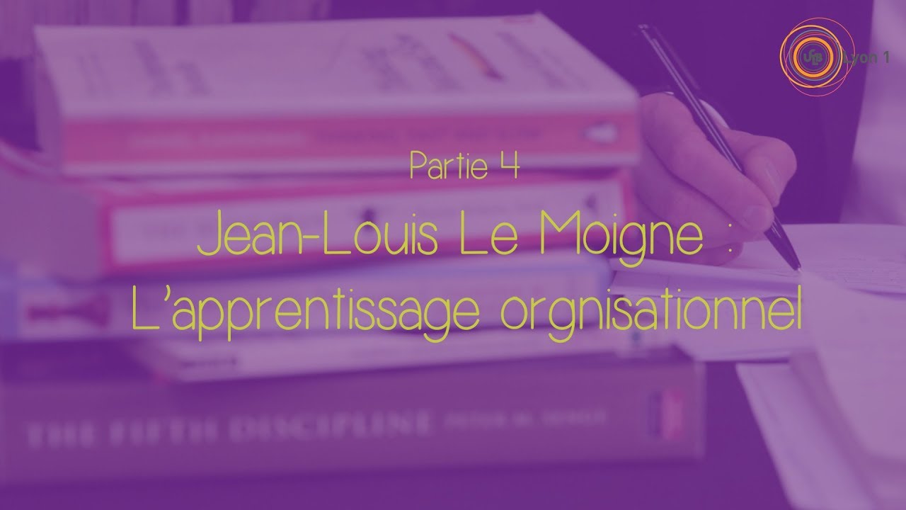 Jean-Louis Le Moigne - Partie 4 : L'apprentissage organisationnel