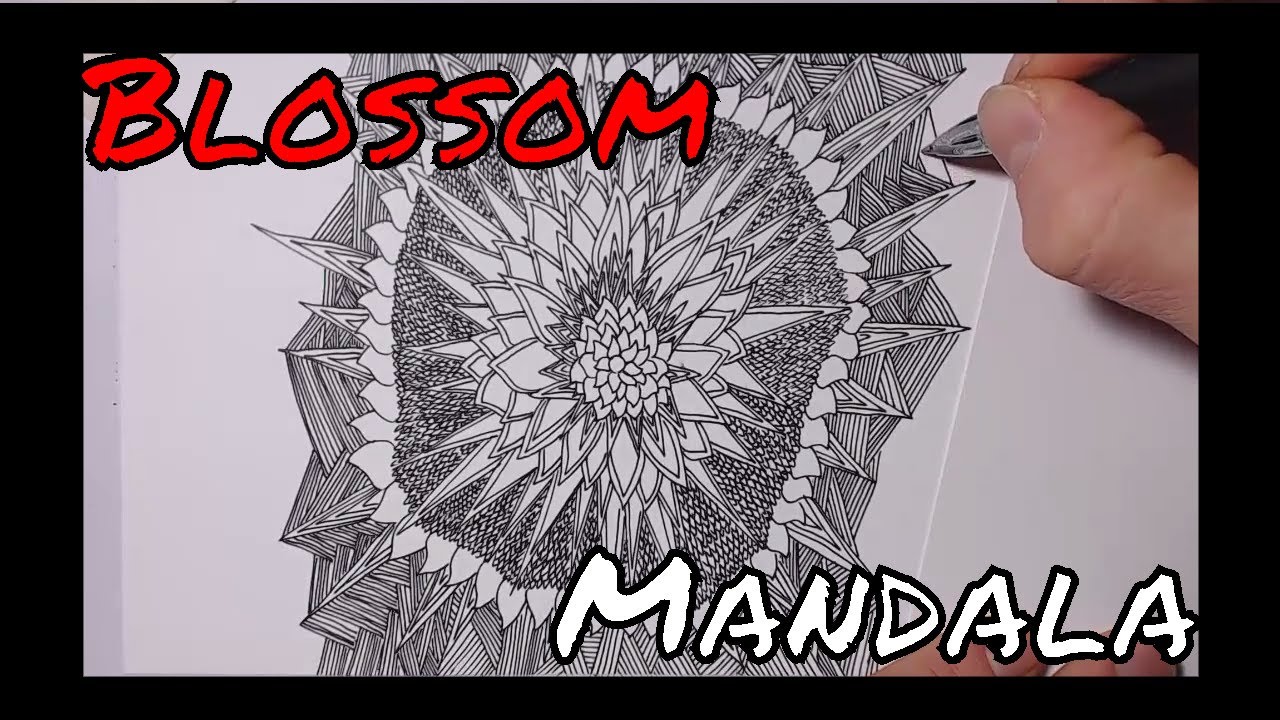 Live Drawing - #6 Blossom Mandala - Part 1