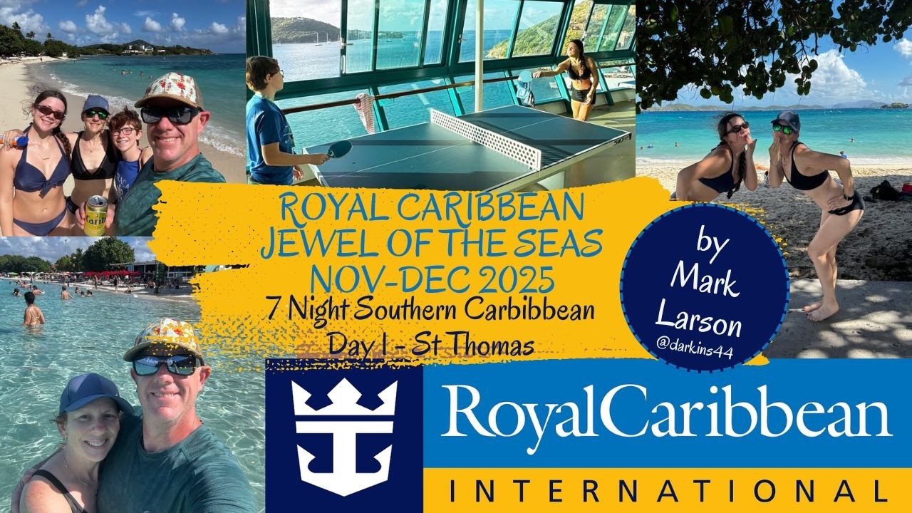 St Thomas Day 2 Royal Caribbean Jewel of the Seas Southern Cruise Coki Sapphire Beach Drake Seat