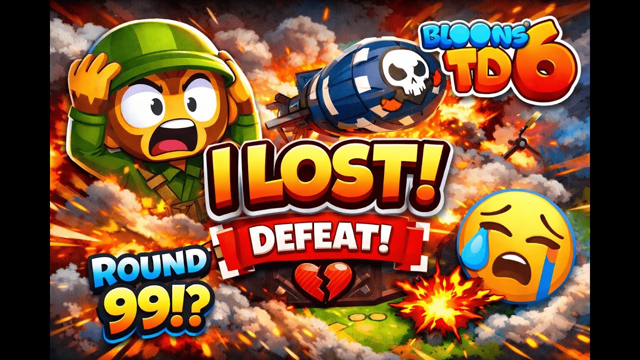 Thought I was winning…Bloons said: NOPE 😭😂 GG Bloons TD6, rematch soon 😈🔥