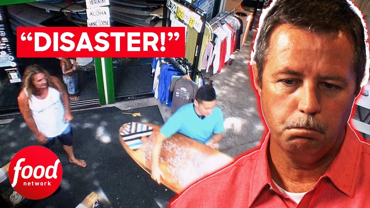 Charles Catches Server Giving Away Free Food For Free Surf Rentals! | Mystery Diners