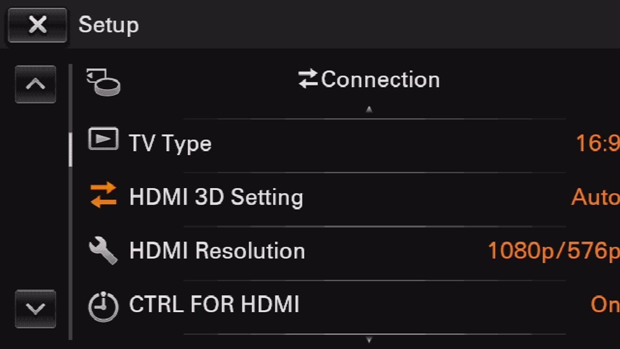 Sony Handycam HDR-TD30VE Built-in Menu
