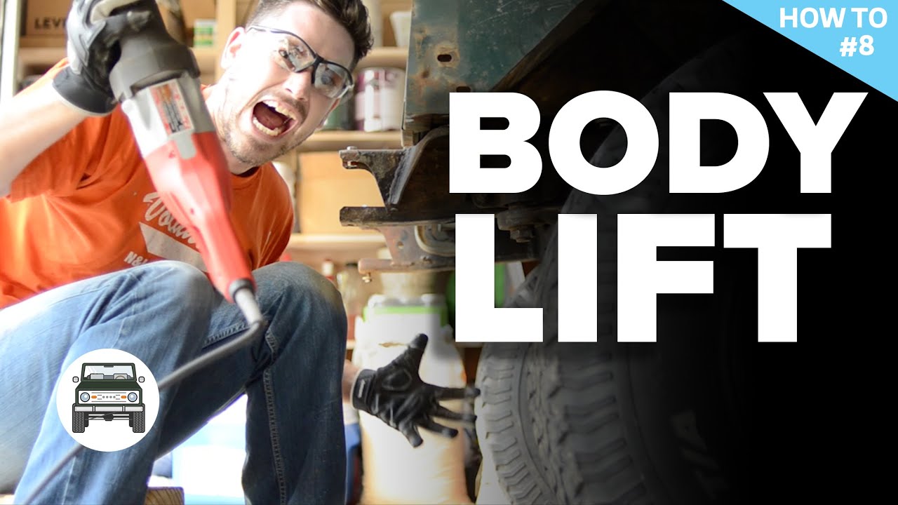 Ford Bronco: Body lift install