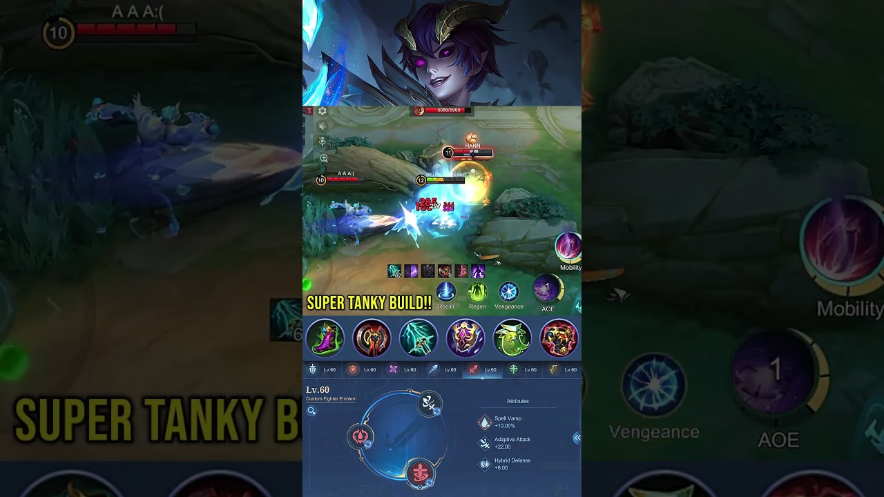 Dyrroth Super Tanky Build 100% Unkillable (Part 29) - MLBB #gameplayproplayer #dyrroth #MLBB