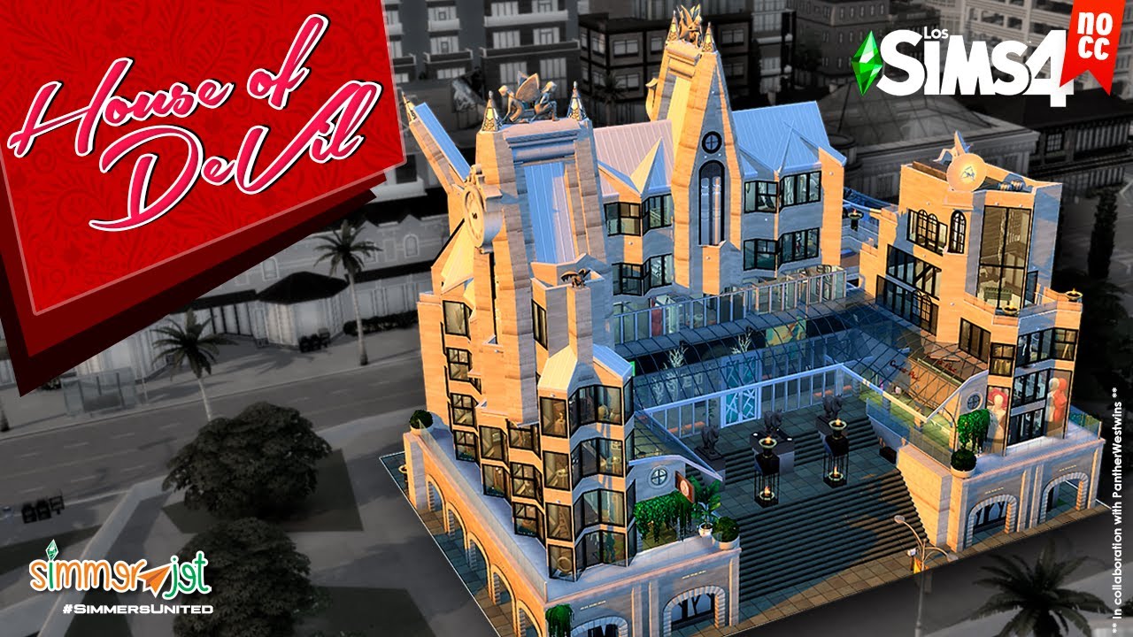 HOUSE OF DeVIL | CRUELLA'S COMPANY | THE SIMS 4 | NO CC