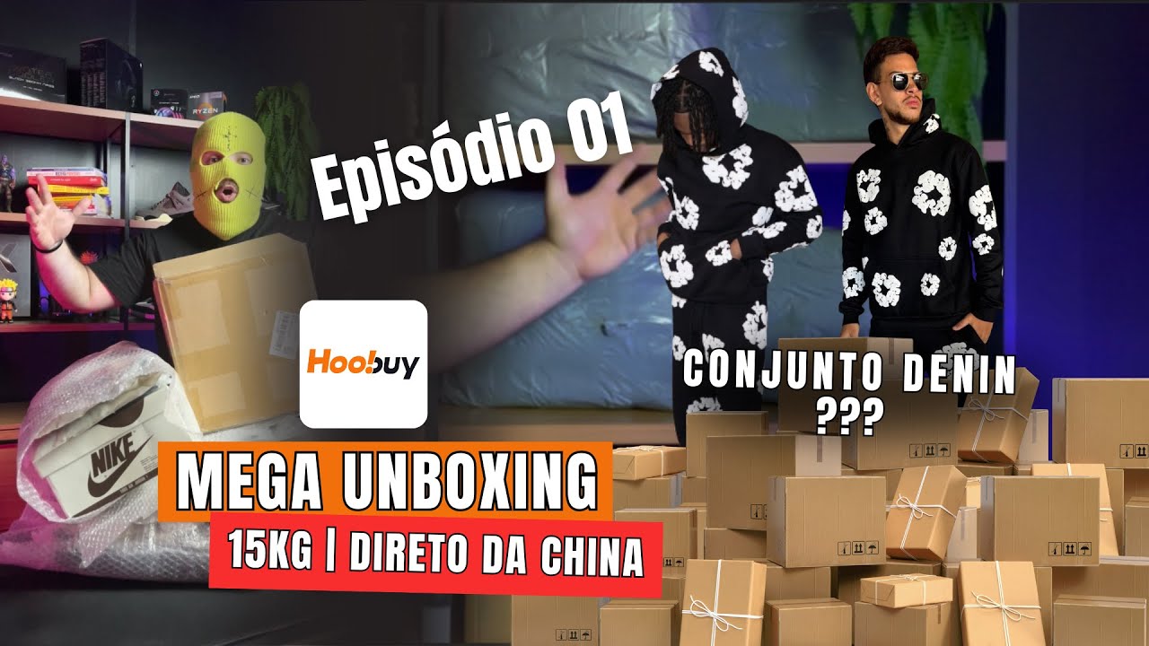 15KGS DE ROUPAS E T&Ecirc;NIS DA CHINA | COMPRAR NA HOOBUY VALE A PENA?