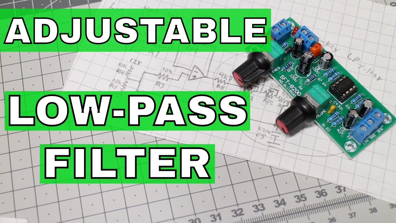 Adjustable Low-Pass Filter (Sallen-Key Filter) |From ICStation.com