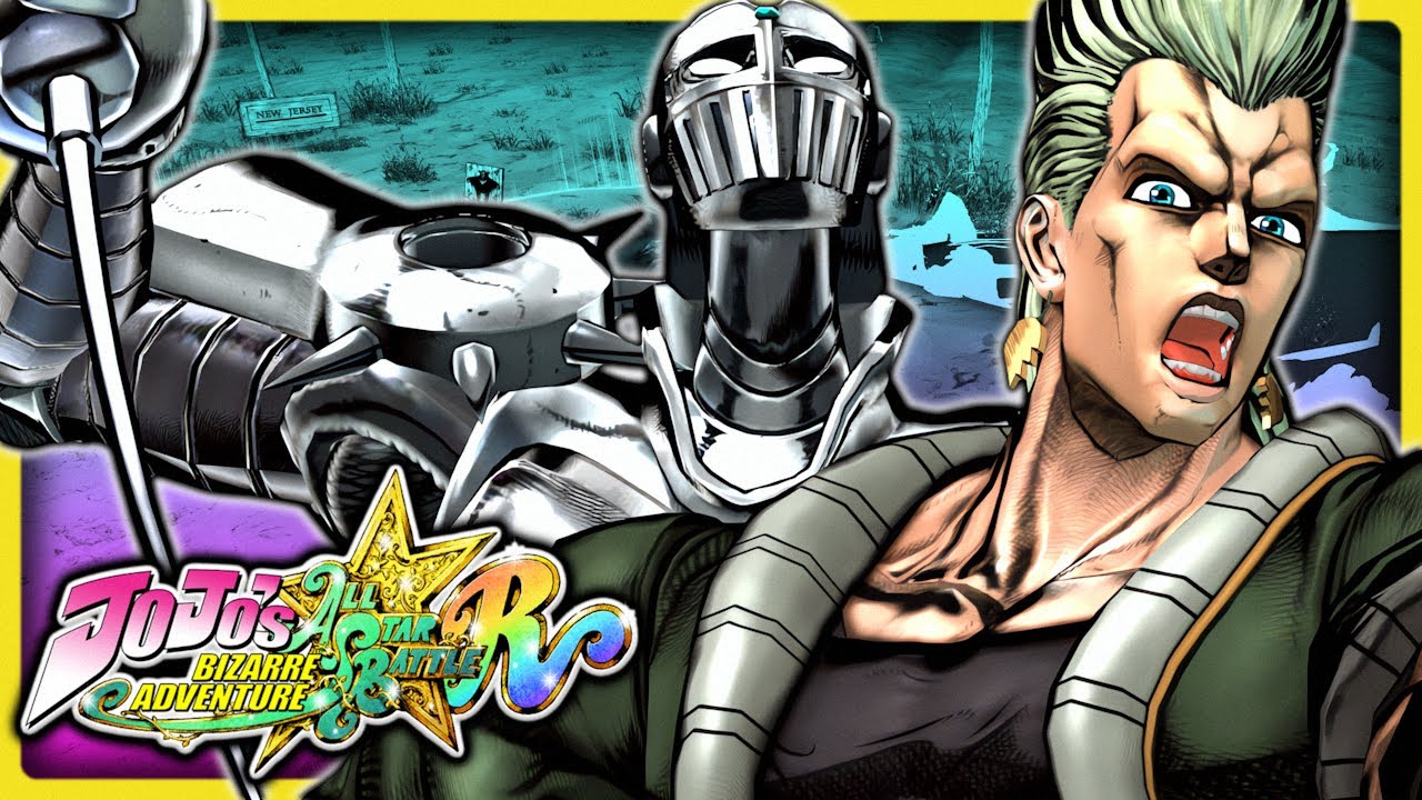 Polnareff's FLURRY OF ATTACKS in JoJo's Bizarre Adventure: All-Star Battle R!