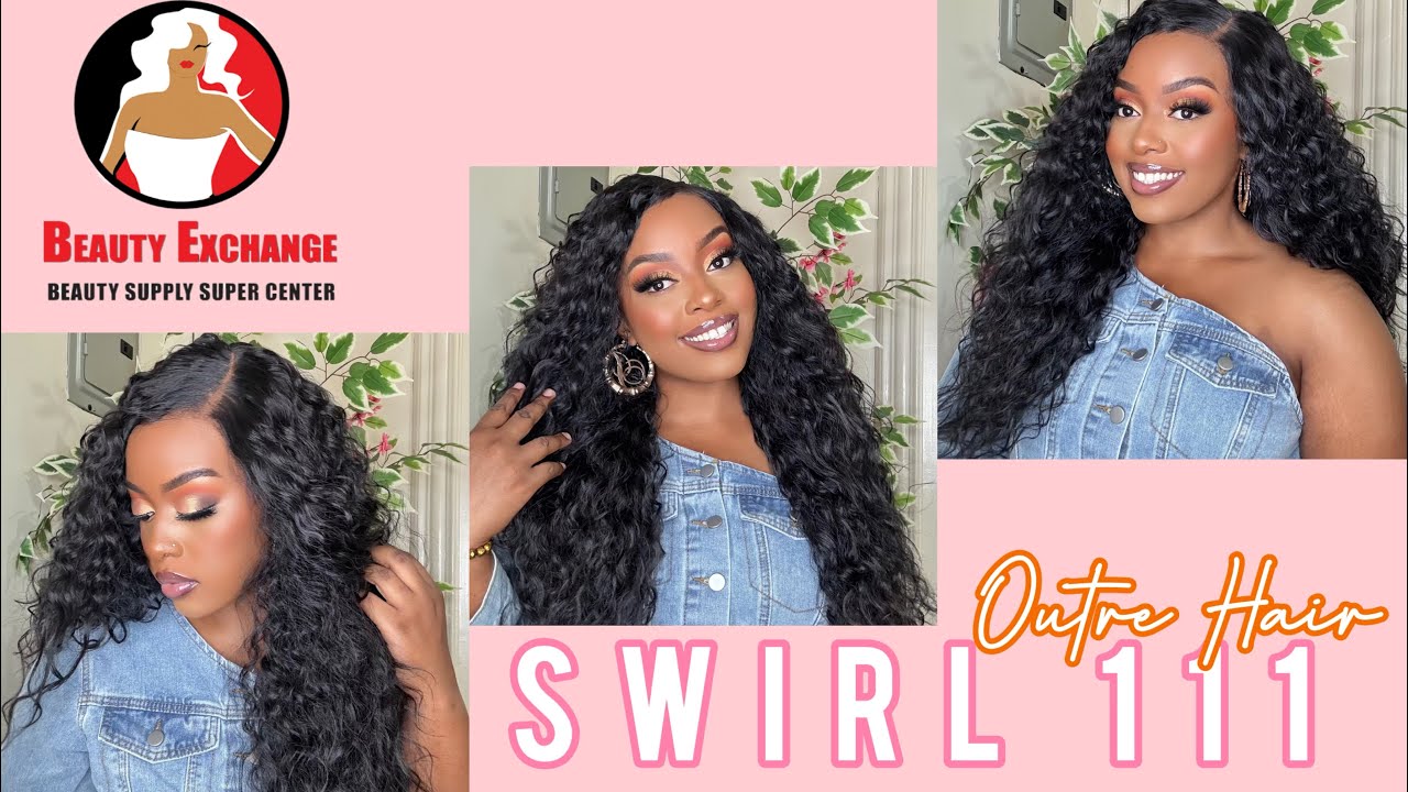 $35 Wet and Wavy Wig! Outre Swirl 111 Ft. 