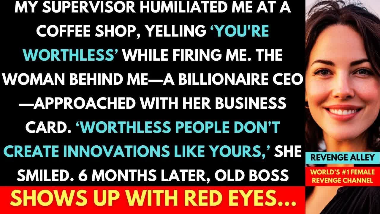 My Boss Humiliated Me At Coffee Shop Calling Me Worthless, Then A CEO Saw It  6 Months Later