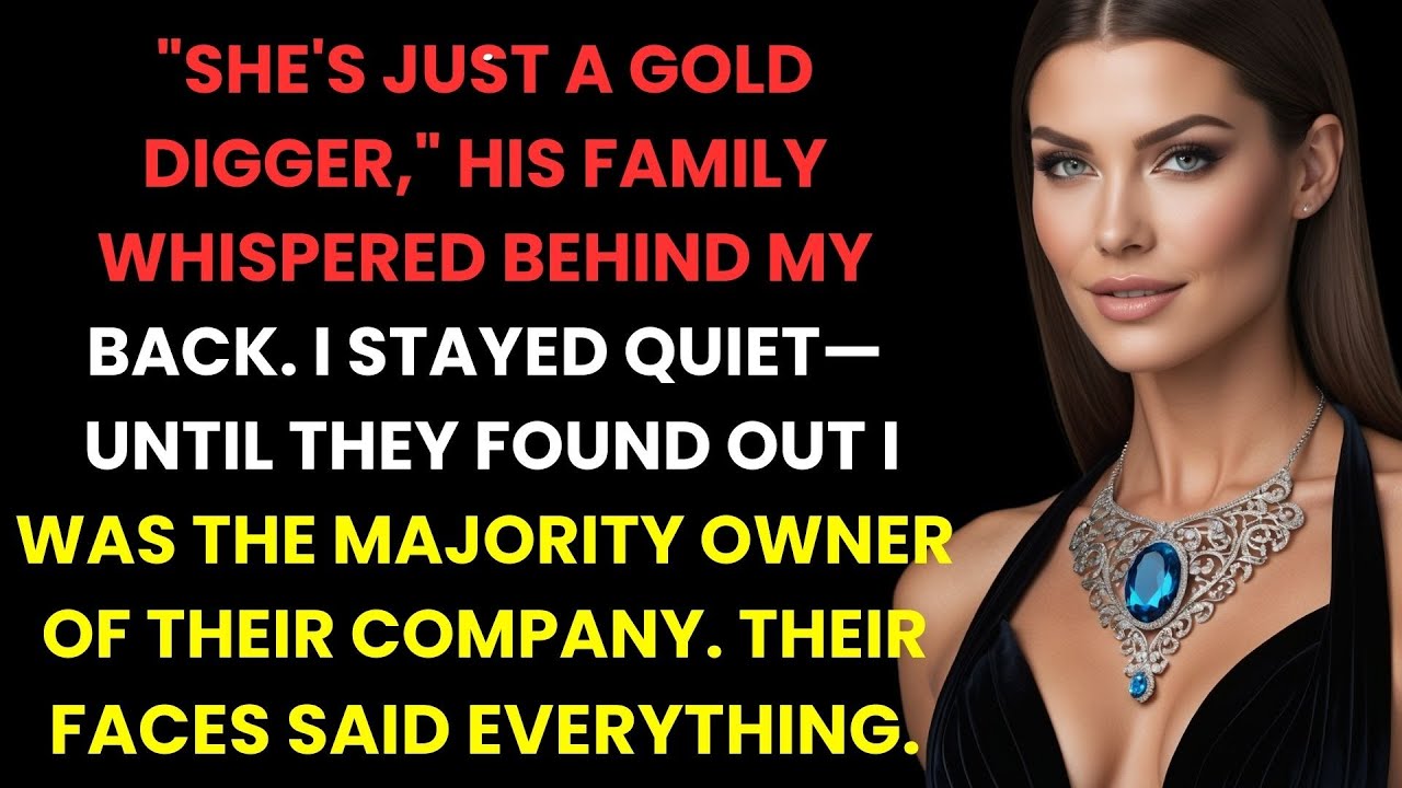 My Husband's Family Called Me 'The Gold Digger' Until They Discovered Who Really Owned Their Com