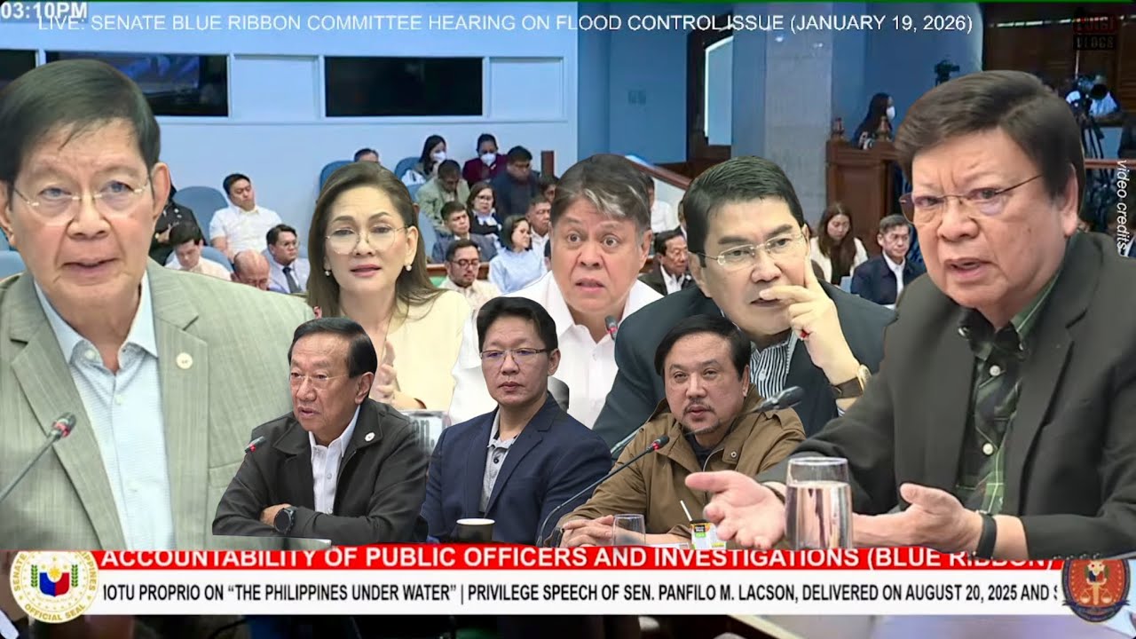 LIVE: SENATE BLUE RIBBON COMMITTEE HEARING ON FLOOD CONTROL ISSUE (JANUARY 19, 2026)