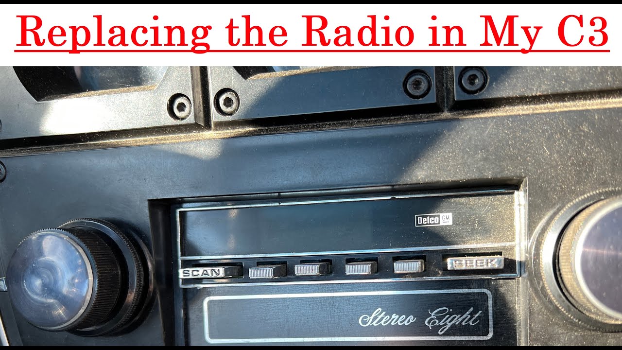 Replacing the radio in my C3 Corvette