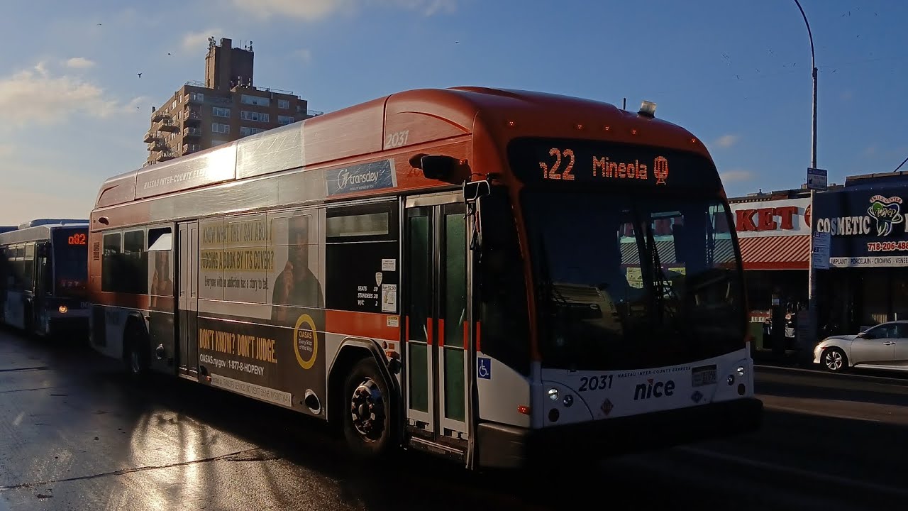 MTA/NICE BUS: Some bus action @ Hillside Avenue & 169th Street