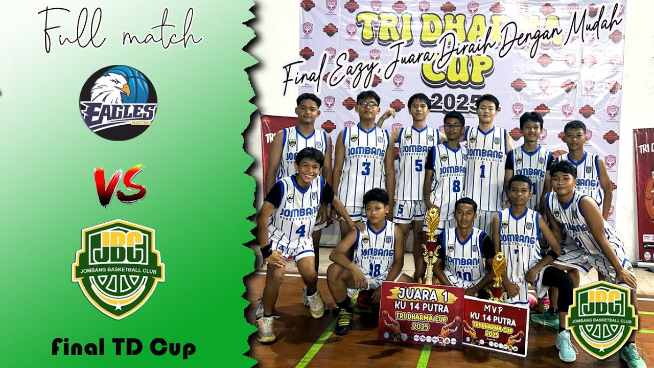 Tridarma Cup Final 2025 | Final Eazy for JBC Boys | JBC vs Eagle | KU 14 Putra