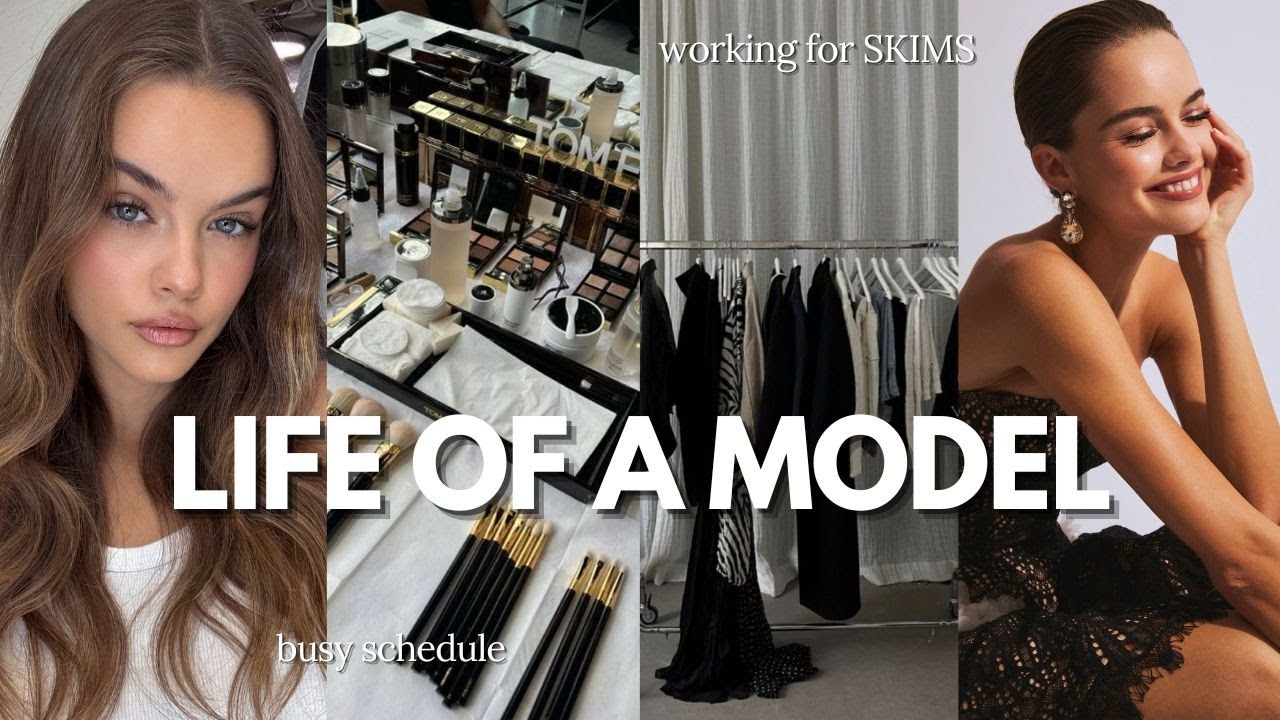 life of a model 💌 shooting for Skims, busy schedule, behind the scenes