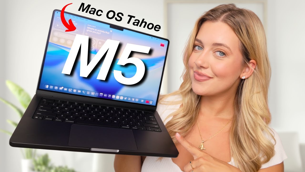 Распаковываем новый MacBook Pro M5 — macOS Tahoe таит в себе столько скрытых функций! 💻🤯