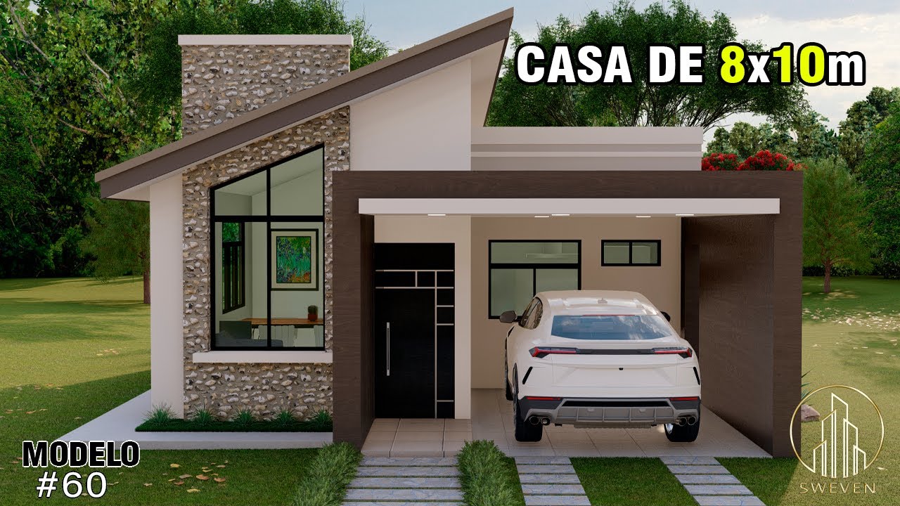 Casa de 8x10m