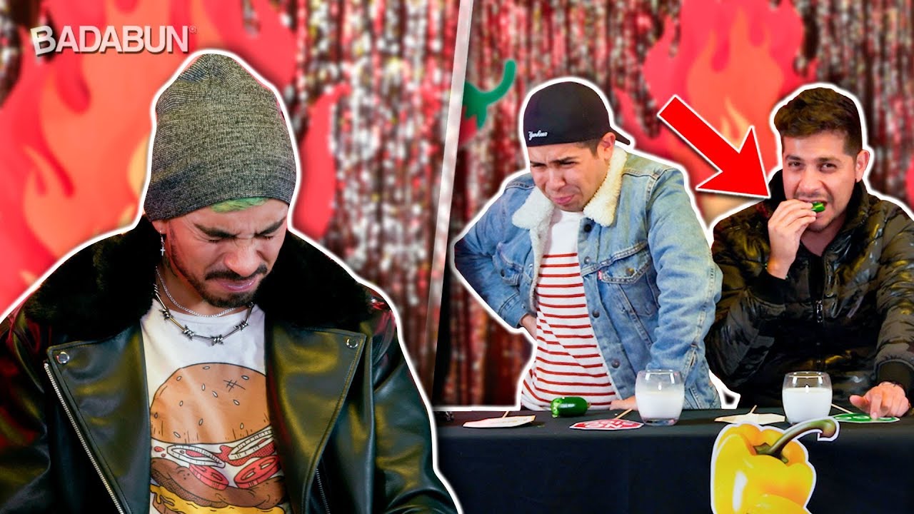 YouTubers Hombres VS Los Chiles m&aacute;s picantes del mundo