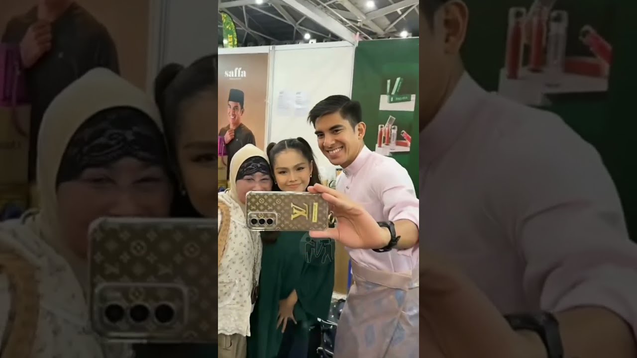 Bella Astillah Dan Syed saddiq di acara singapore expo