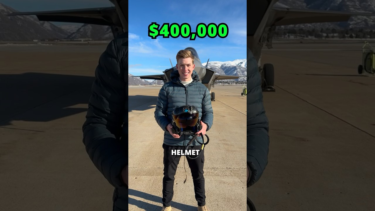 The $400,000 helmet for the F-35 Lightning 😱