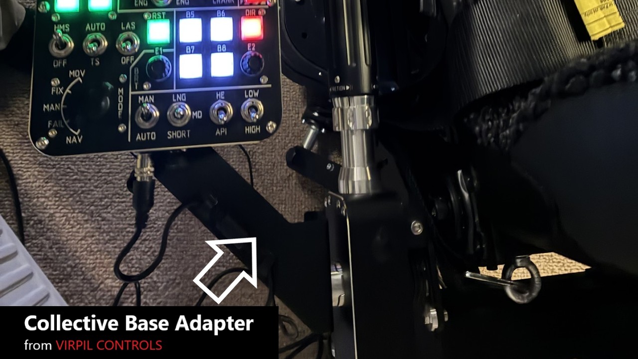 Адаптер для подставки VIRPIL Collective Base Adapter — для установки и монтажа на панель управления.