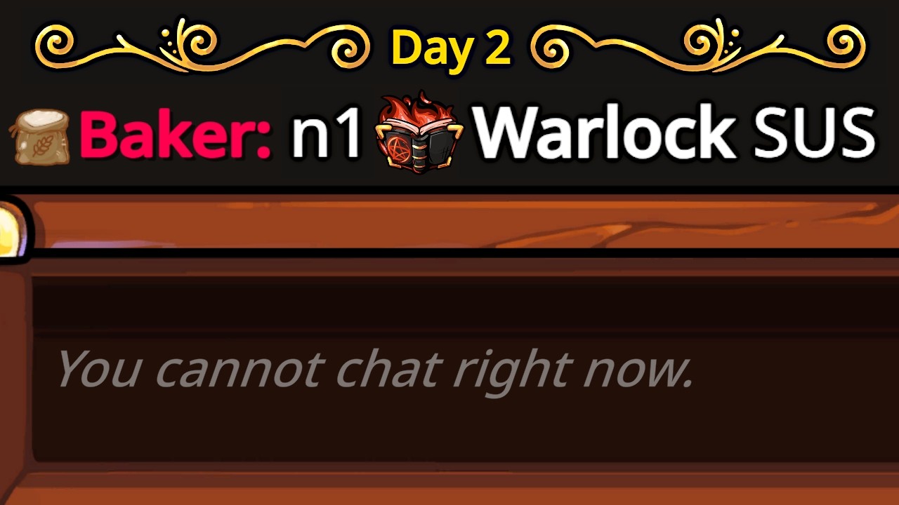 I BUSSED THE WARLOCK N1 AS BAKER ??? - BetterTOS2 Town Traitor