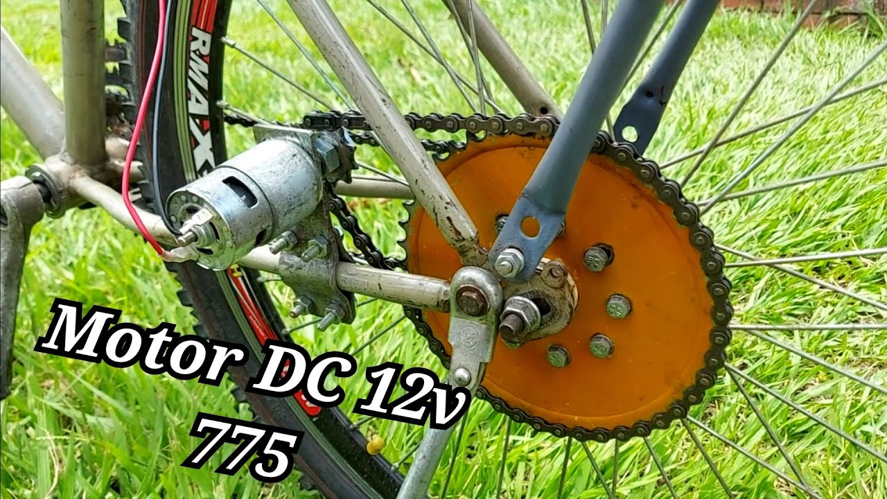 bike elértica com motor de bomba d'água DC 12v 775