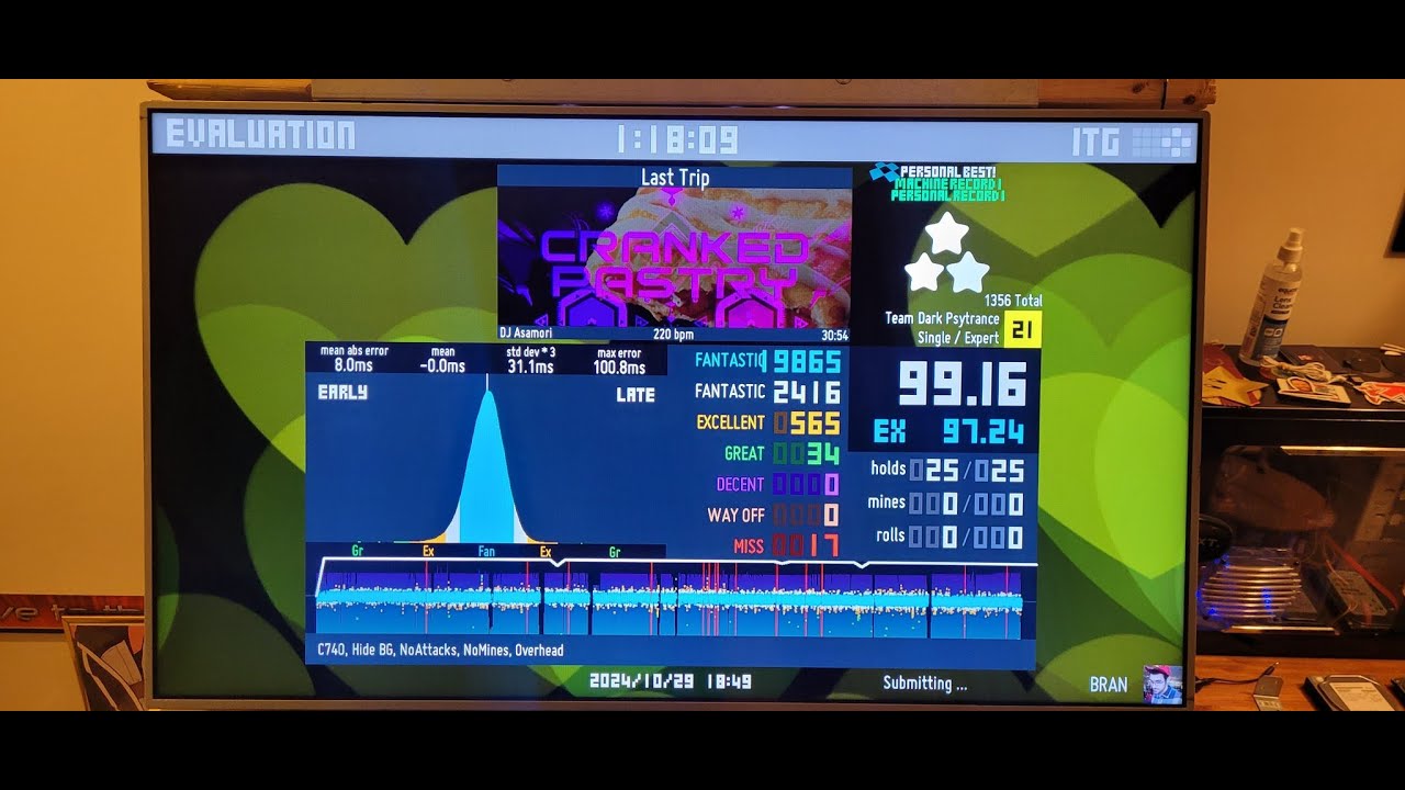 Last Trip (21) - 99.16% - FIRST 99% WR 10/29/24