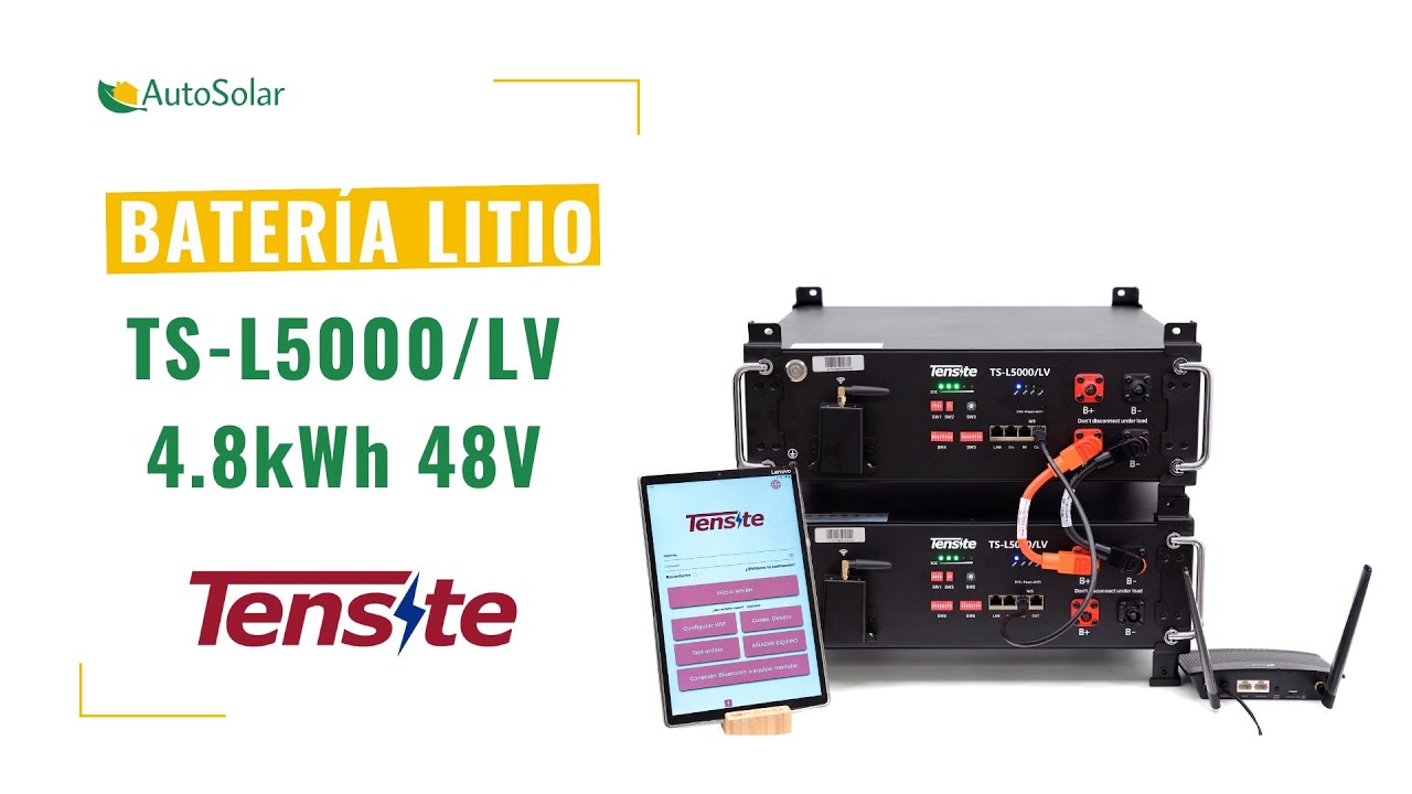 ❗Descubre la Batería Litio Tensite 48V TS-L5000/LV ❗🔋⚡