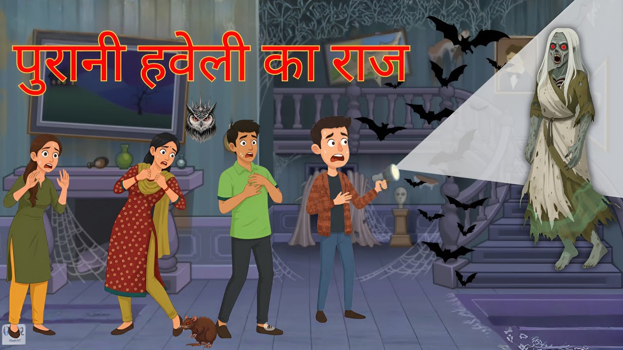 पुरानी हवेली का राज | Purani Haveli Ka Raj | Animated Kahaniya