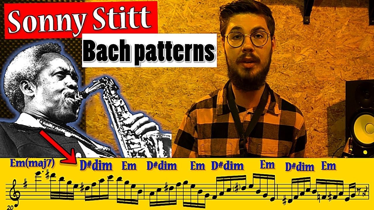 Sonny Stitt Lick Of The Week : Bach like Patterns in Bebop