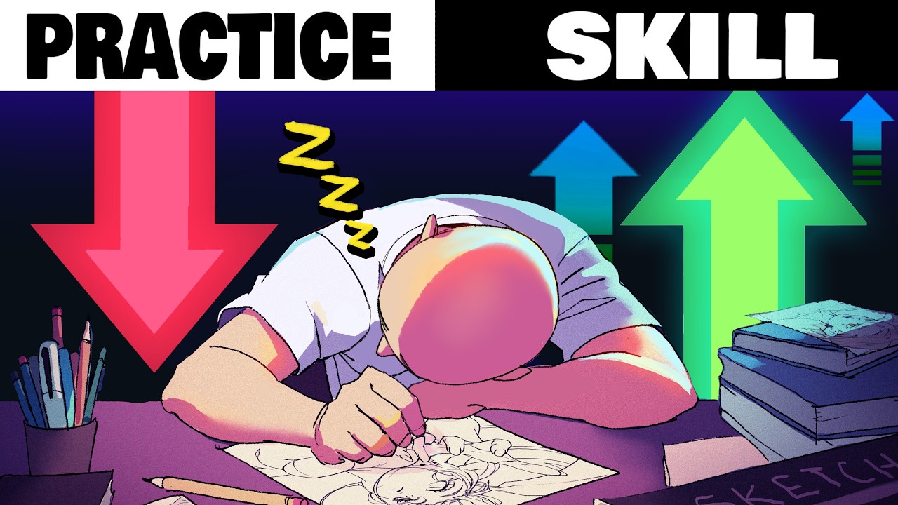 The LAZIEST way to improve at drawing (is actually the FASTEST)