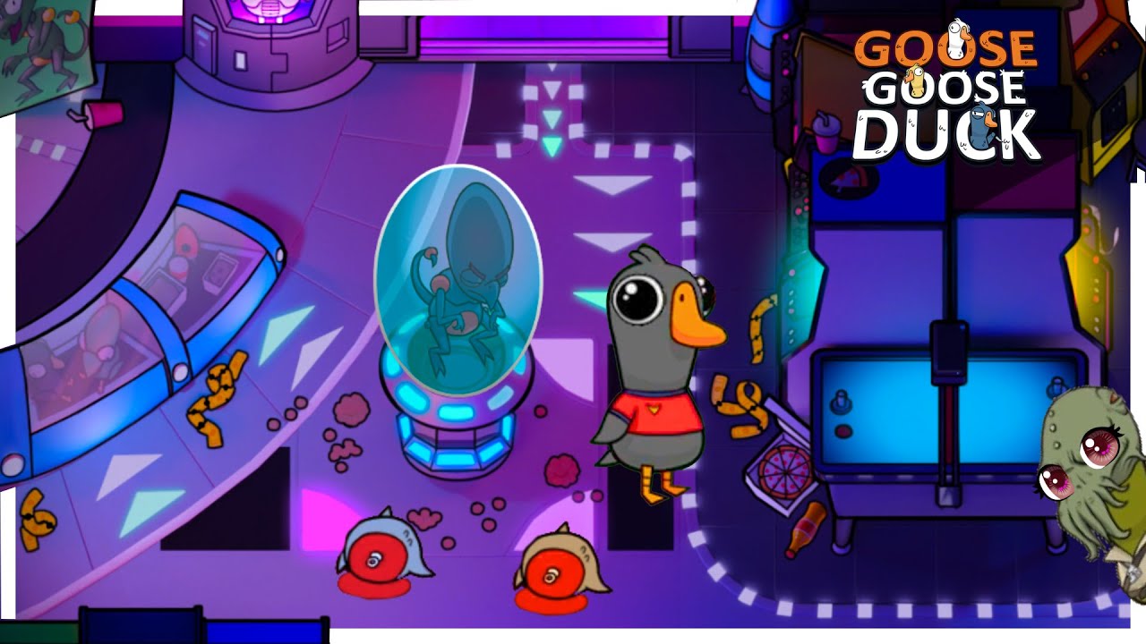 Trying the NEW EAGLETON SPRINGS MAP in Goose Goose Duck!