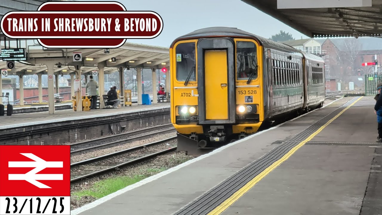 Trains In Shrewsbury 23/12/25