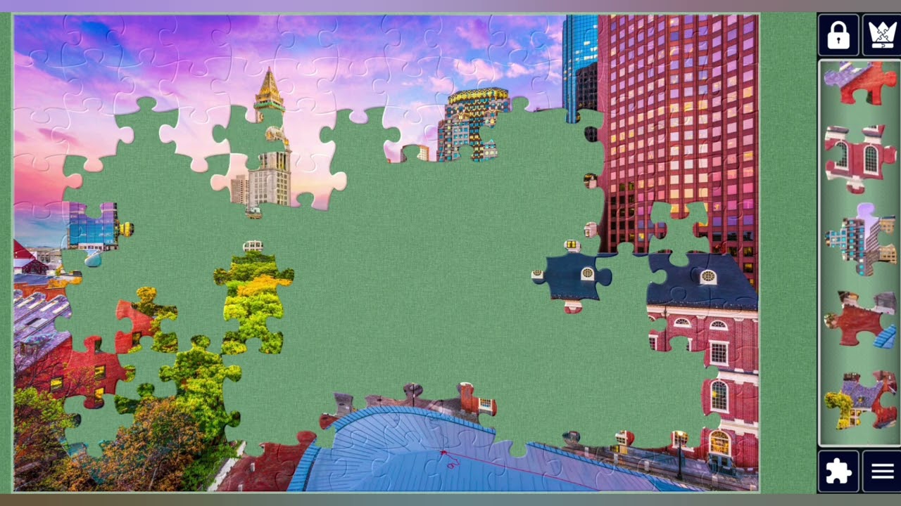 Modern city//jigsaw puzzles craft 🧩🧩//fun with puzzles 🧩🧩//puzzles collection 🧩🧩//