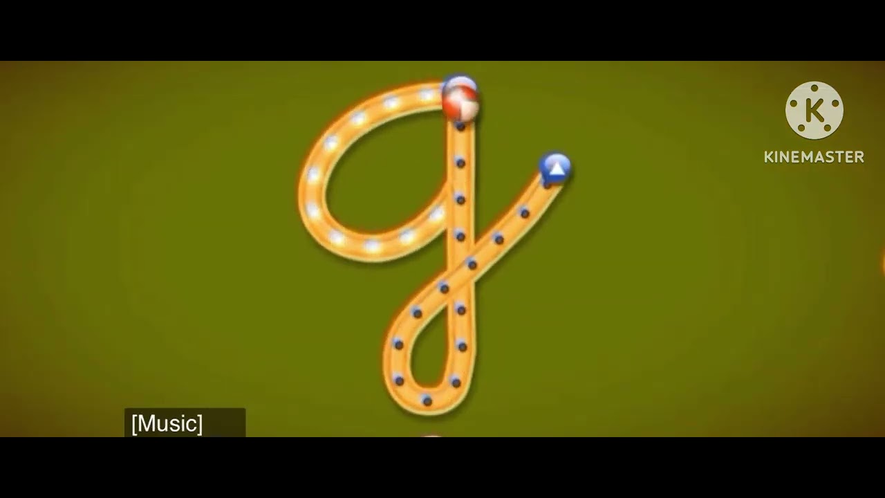 Letterschool Spanish alphabet slowed reverb on kinemaster