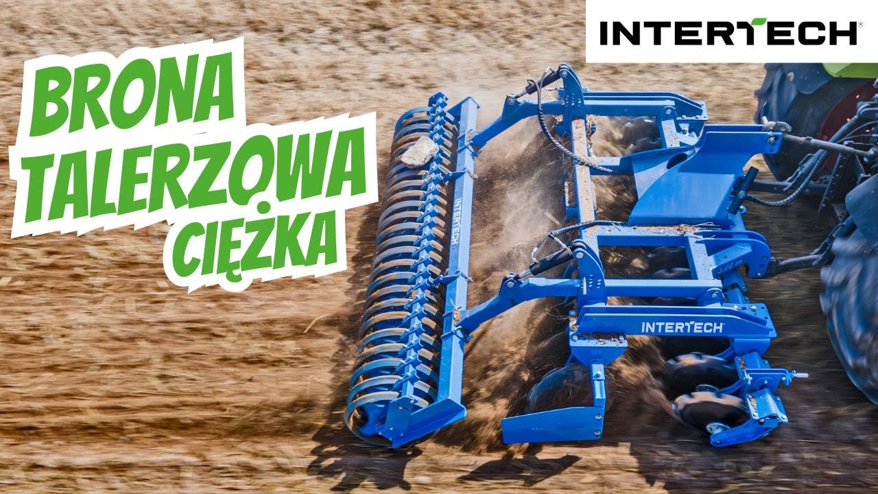 Brona talerzowa INTERTECH – szybkie i równomierne przygotowanie gleby