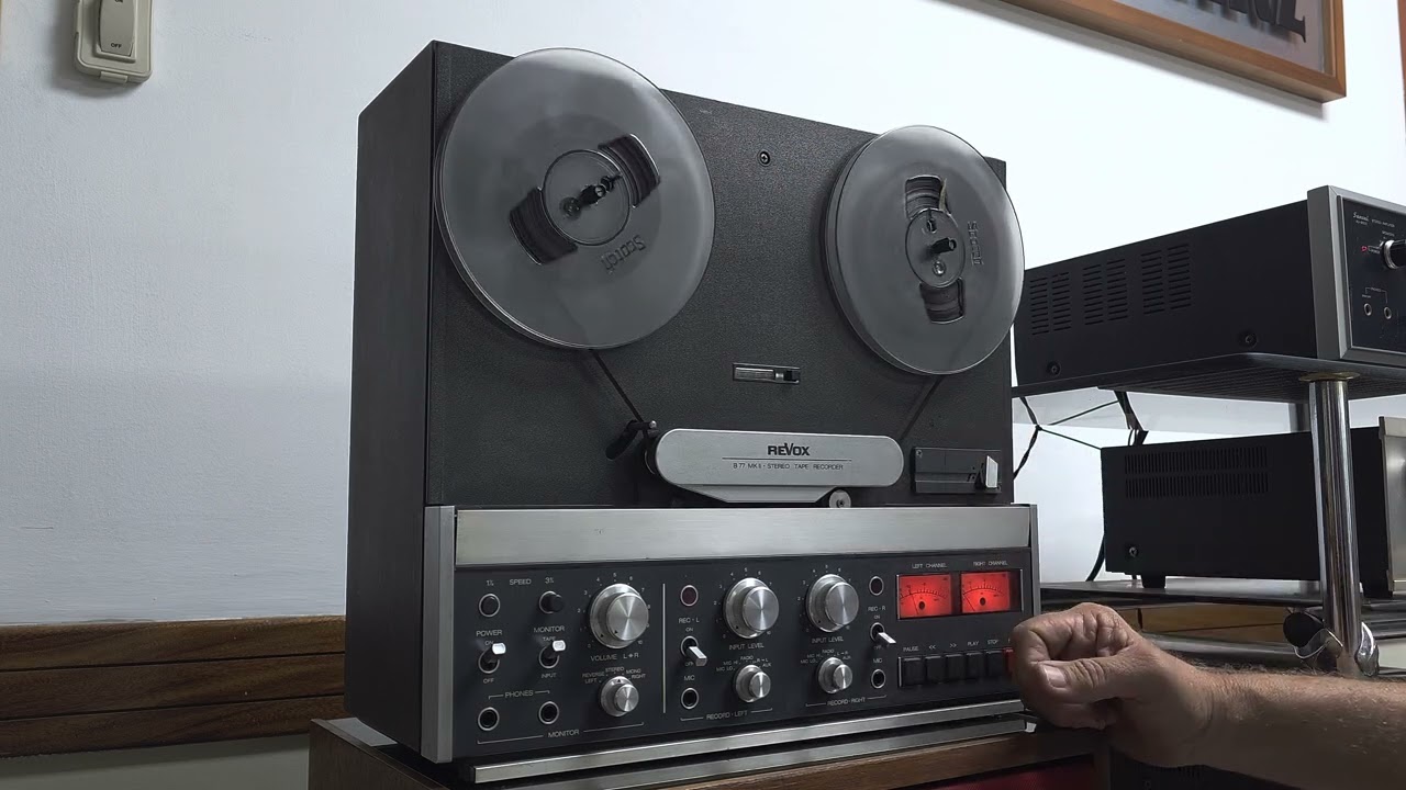 Revox B77 MKII Stereo Tape Recorder Reel to Reel Read Description
