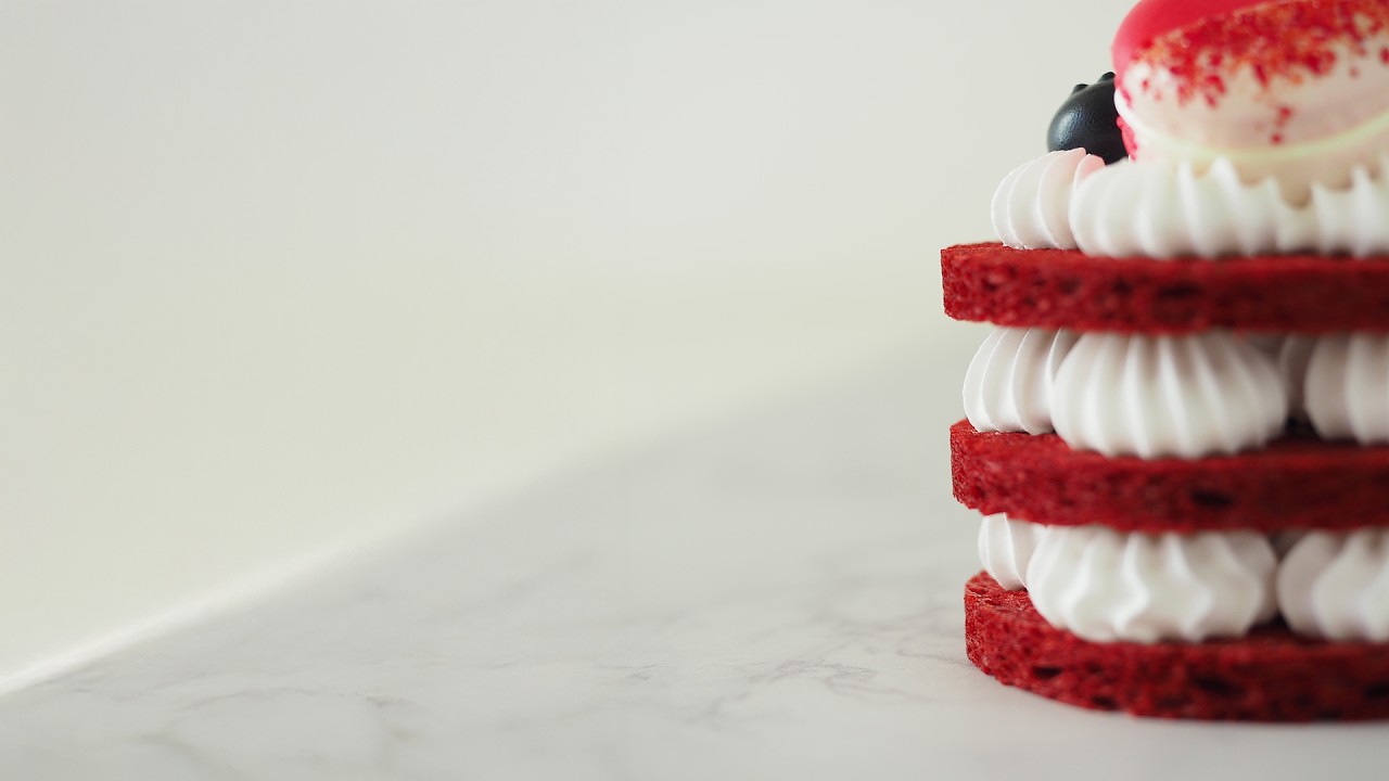 [JP/EN/KR Subs] レッドベルベットケーキを作る | Layer by Layer – Red Velvet Cake | Studio Vlog #93