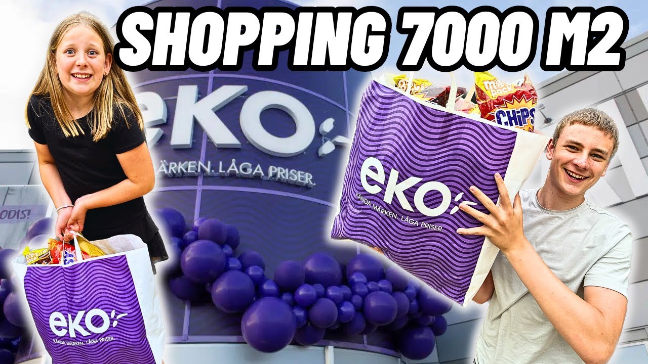 SHOPPING VLOGG - EKO Stormarknad 7000 kvm