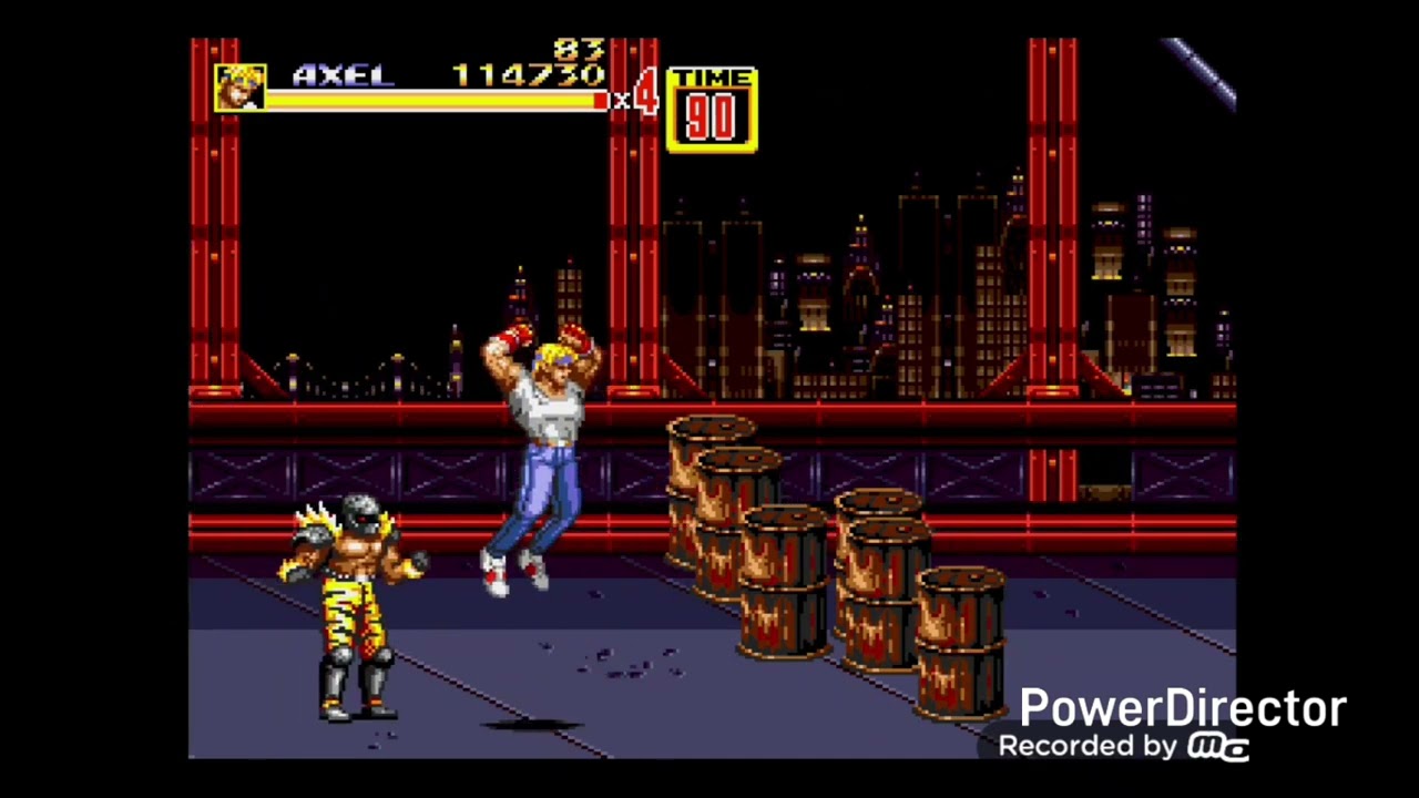 SOR2 improved hack, Axel. Mania, 1 life start.