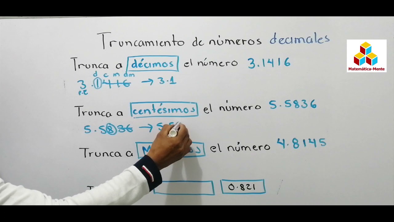 TRUNCAMIENTO DE NUMEROS DECIMALES