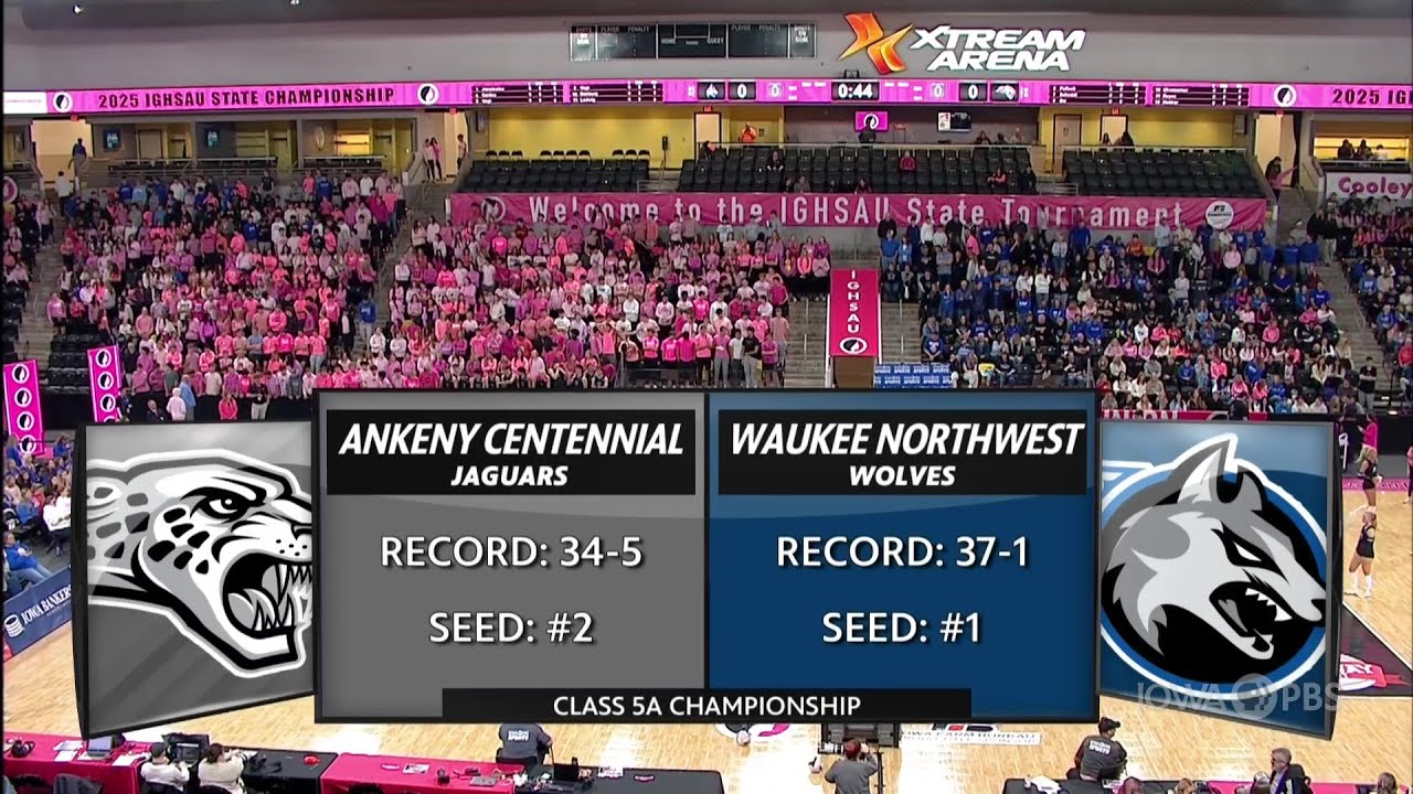Class 5A — Ankeny Centennial Jaguars vs. Waukee Northwest Wolves