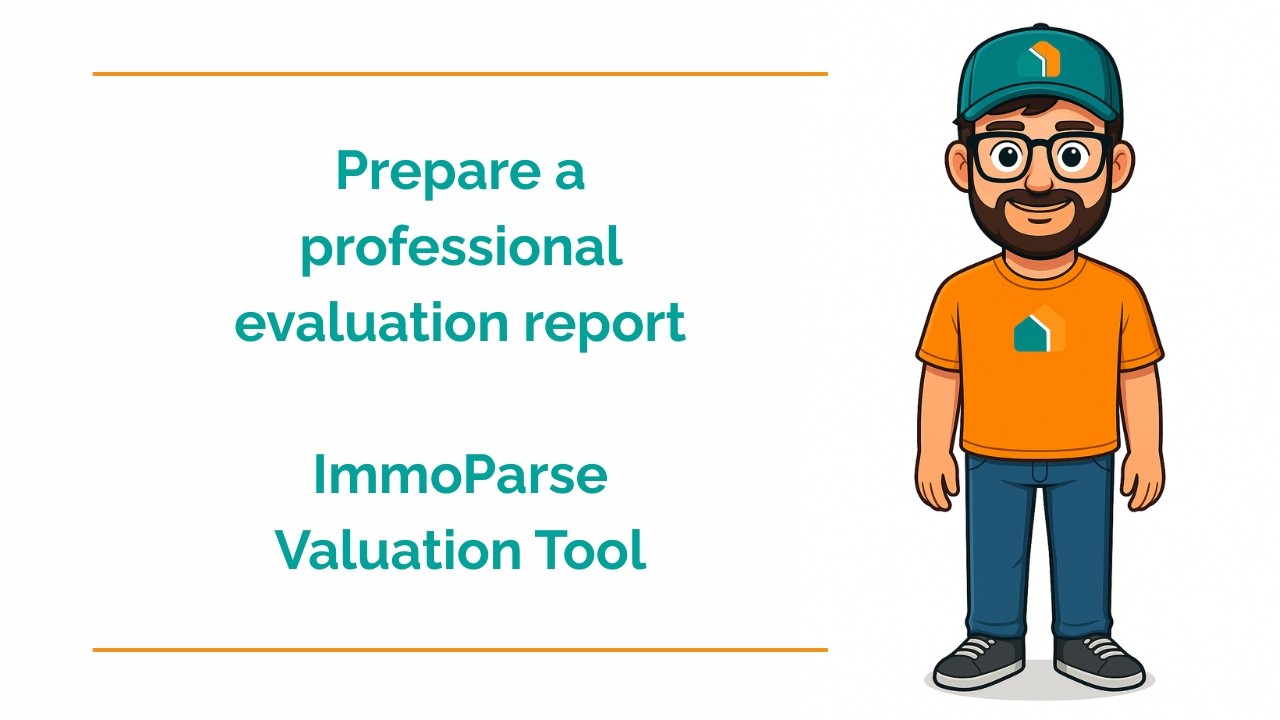[EN] Create a professional valuation report &ndash; ImmoParse valuation tool
