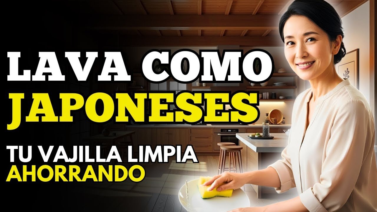 🔥 El MÉTODO JAPONÑÉS para LAVAR los PLATOS que AHORRA AGUA, TIEMPO y ENERGÍA (Lo Estás Haciendo Mal)