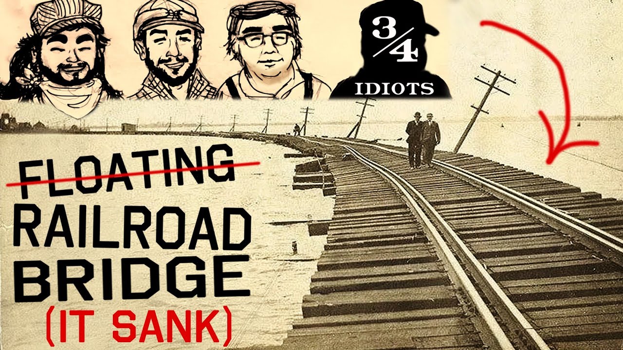 HOW MANY TIMES did this train/boat/bridge SINK? | 3/4 Show S3.5x02