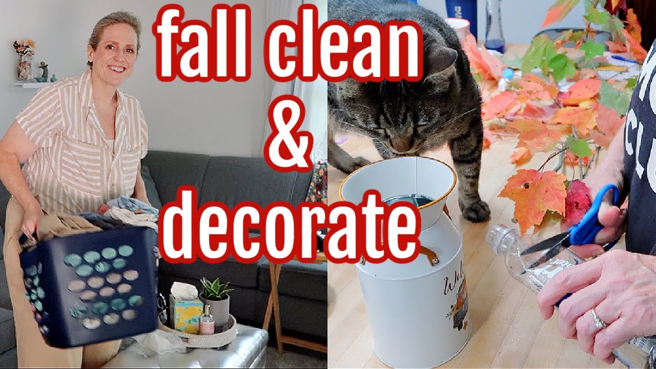 CLEANING MOTIVATION, FALL DECORATE, HOMEMADE CHICKEN BROTH!