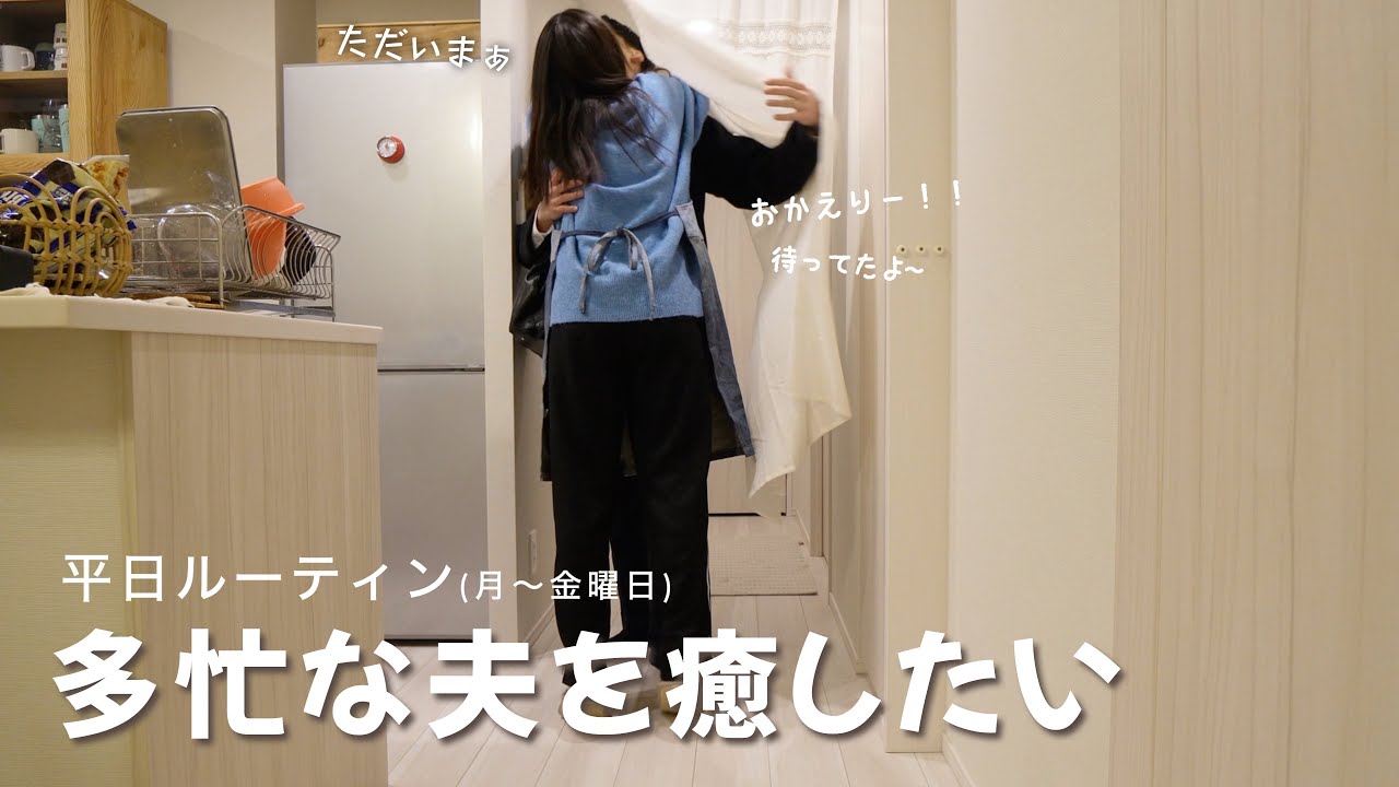 【平日ルーティン】20代夫婦と犬1匹の幸せが詰まった日常❤️家事/仕事/息抜き
