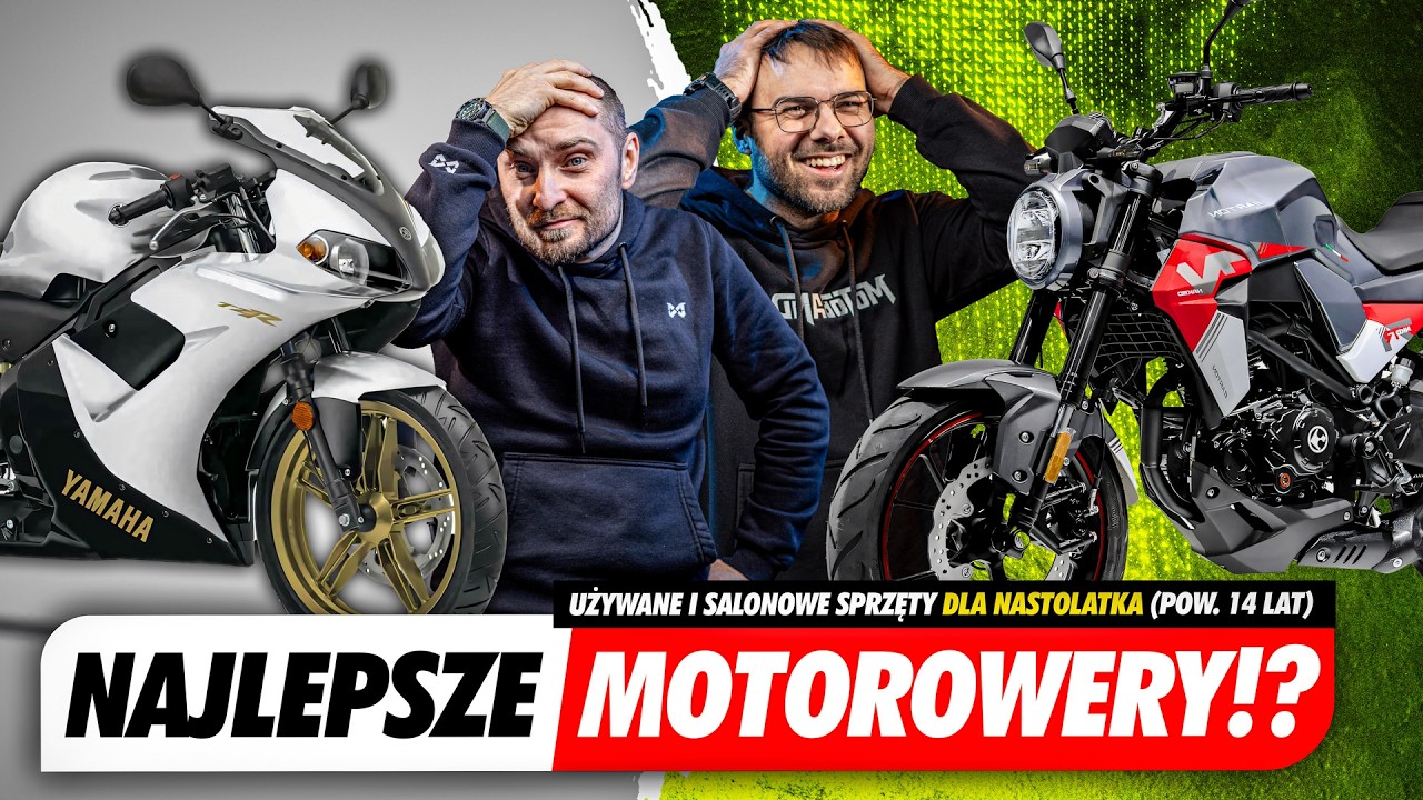 MOTOROWERY DLA NASTOLATKA - nowe i używane